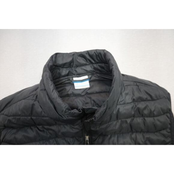Columbia Puffer Vest Black Insulated Full Zip Jacket Mens Sz XLT XL TALL - Picture 9 of 12